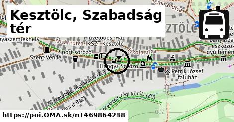 Kesztölc, Szabadság tér