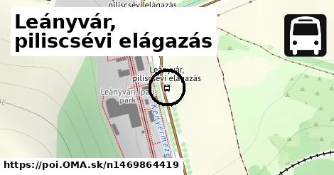 Leányvár, piliscsévi elágazás