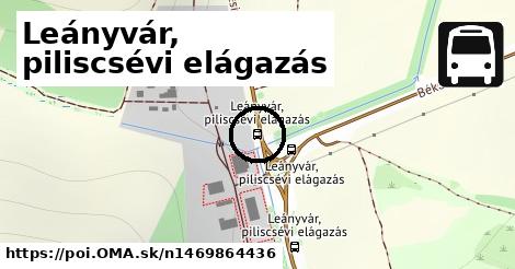 Leányvár, piliscsévi elágazás