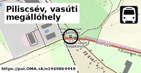 Piliscsév, vasúti megállóhely