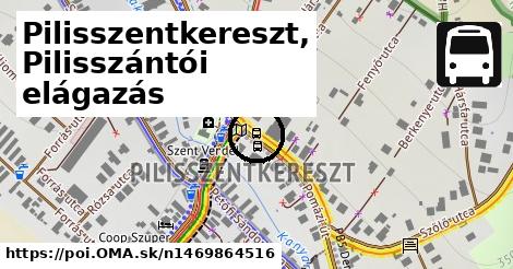 Pilisszentkereszt, Pilisszántói elágazás