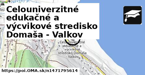 Celouniverzitné edukačné a výcvikové stredisko Domaša - Valkov