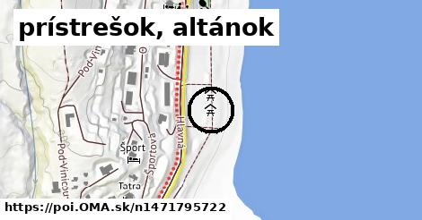 prístrešok, altánok