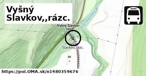 Vyšný Slavkov,,rázc.