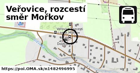 Veřovice, rozcestí směr Mořkov