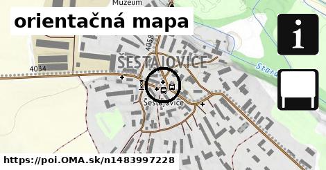 orientačná mapa