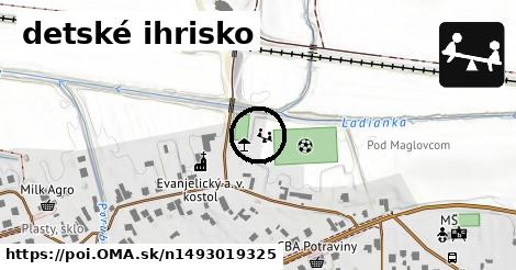 detské ihrisko