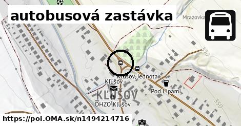 autobusová zastávka