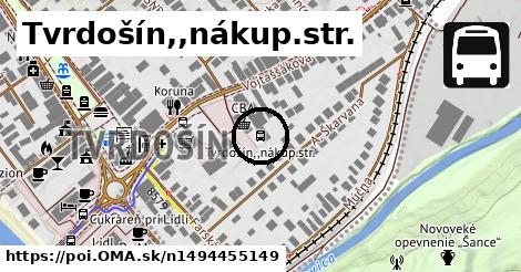 Tvrdošín,,nákup.str.