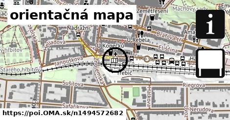 orientačná mapa