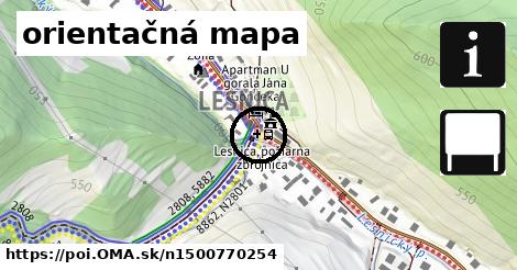 orientačná mapa