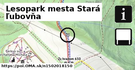 Lesopark mesta Stará ľubovňa