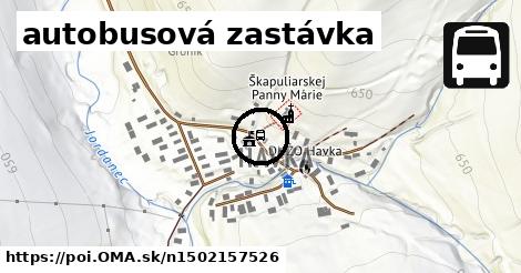 autobusová zastávka