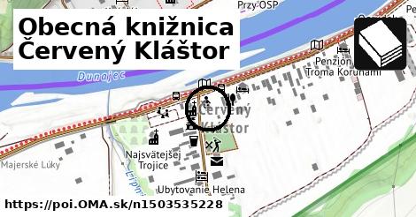 Obecná knižnica Červený Kláštor