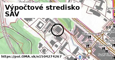 Výpočtové stredisko SAV