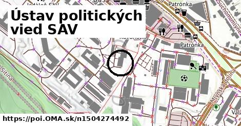 Ústav politických vied SAV