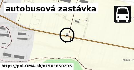 autobusová zastávka