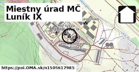 Miestny úrad MČ Luník IX