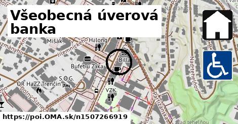 Všeobecná úverová banka