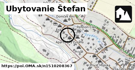 Ubytovanie Štefan