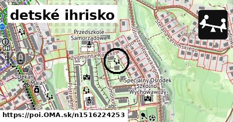 detské ihrisko