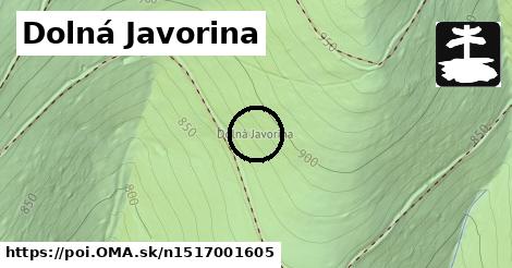 Dolná Javorina