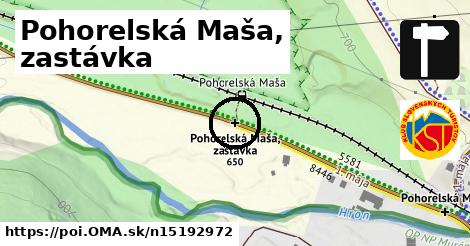 Pohorelská Maša, zastávka