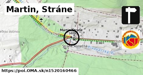 Martin, Stráne