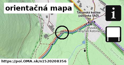 orientačná mapa