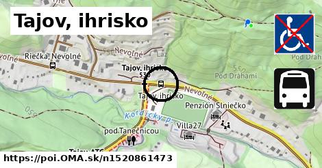 Tajov, ihrisko