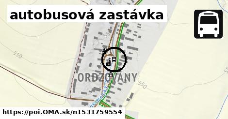 autobusová zastávka