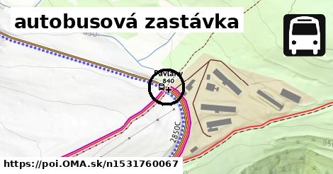 autobusová zastávka