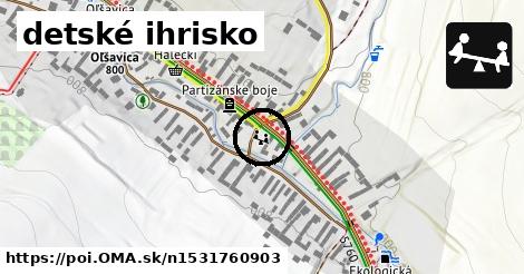 detské ihrisko