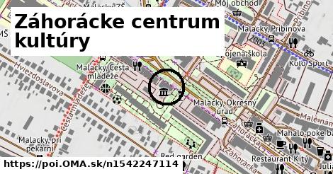 Záhorácke centrum kultúry