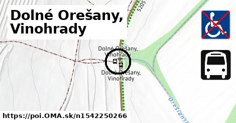 Dolné Orešany, Vinohrady