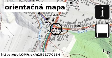 orientačná mapa