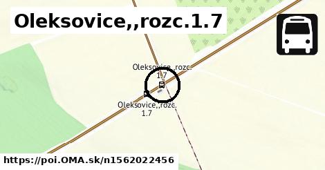 Oleksovice,,rozc.1.7