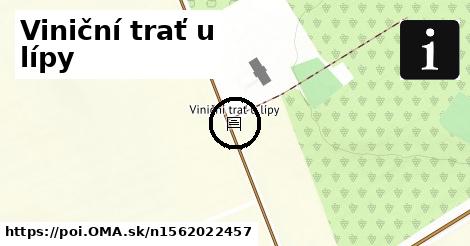 Viniční trať u lípy