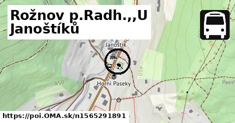 Rožnov p.Radh.,,U Janoštíků