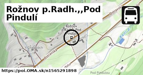 Rožnov p.Radh.,,Pod Pindulí