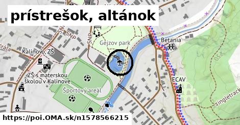 prístrešok, altánok