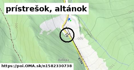 prístrešok, altánok