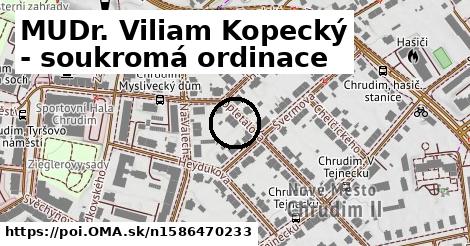 MUDr. Viliam Kopecký - soukromá ordinace