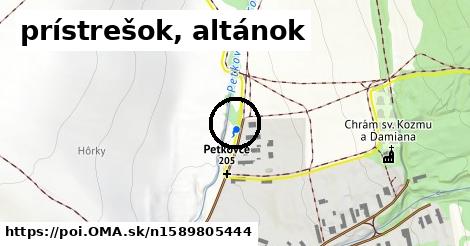 prístrešok, altánok