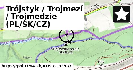 Trójstyk / Trojmezí / Trojmedzie (PL/SK/CZ)