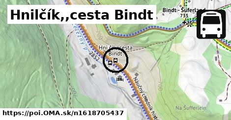 Hnilčík,,cesta Bindt