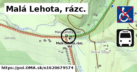 Malá Lehota, rázc.