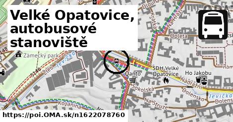 Velké Opatovice, autobusové stanoviště