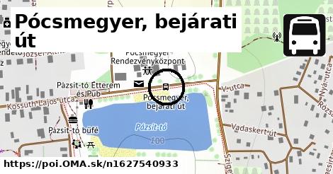 Pócsmegyer, bejárati út