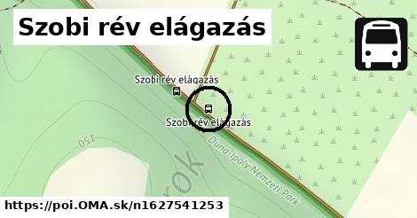 Szobi rév elágazás